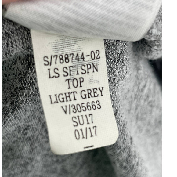 GAP Matching Skirt Set Comfy Jersey Oversized Top Below the Knee Skirt Gray XS/M - Picture 10 of 10